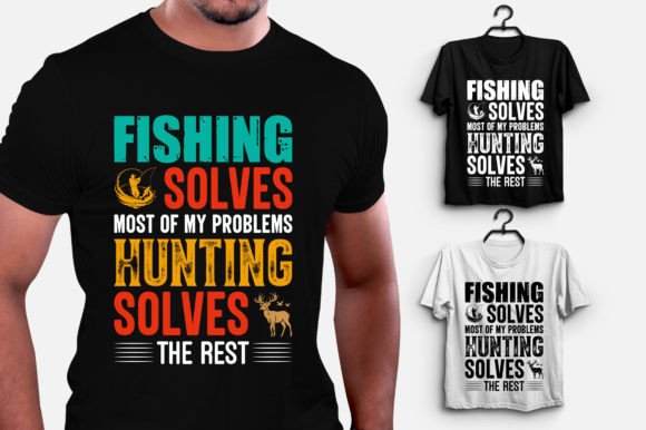 Fishing Solves Most of My Problems Graphics