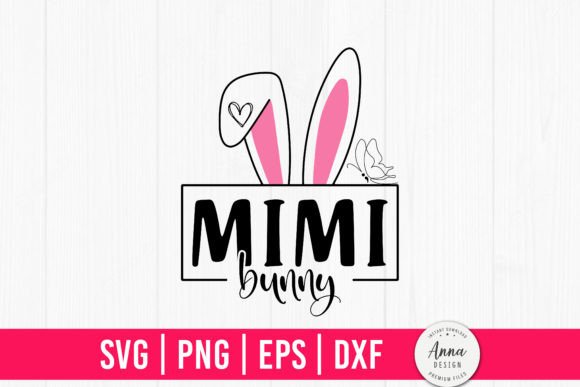 Mimi Bunny Happy Easter Sublimation Graphics