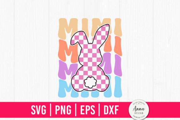 Mimi Retro Easter Bunny Graphics