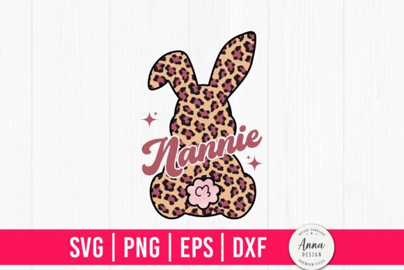 Nannie Easter Leopard Bunny Graphics