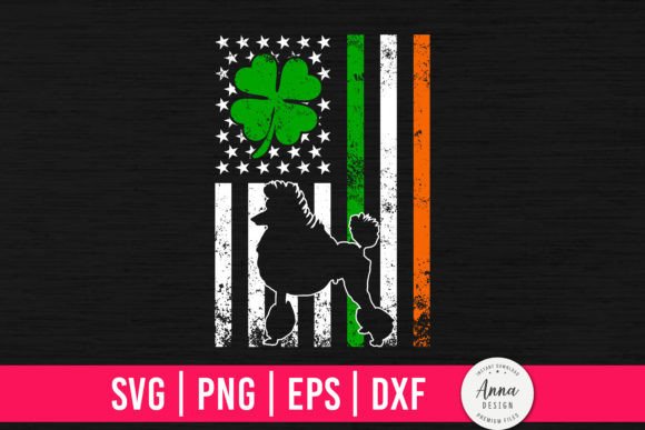 Poodle American Flag St. Patrick’s Day Graphics