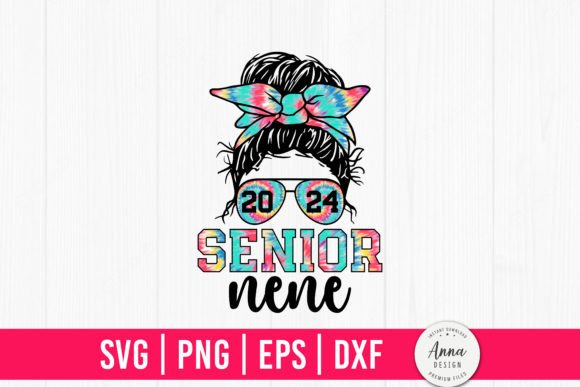 Senior Nene 2024 Class of 24 Graphics and Print Templates