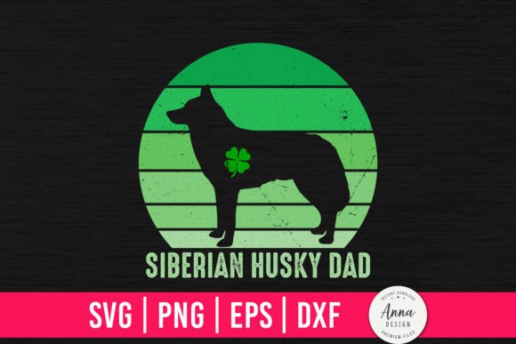 Siberian Husky Dad St. Patrick’s Day Graphics